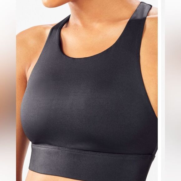 Fabletics No-Bounce Sports Bra Size 2X Black NWT in packaging unopened - Picture 2 of 6
